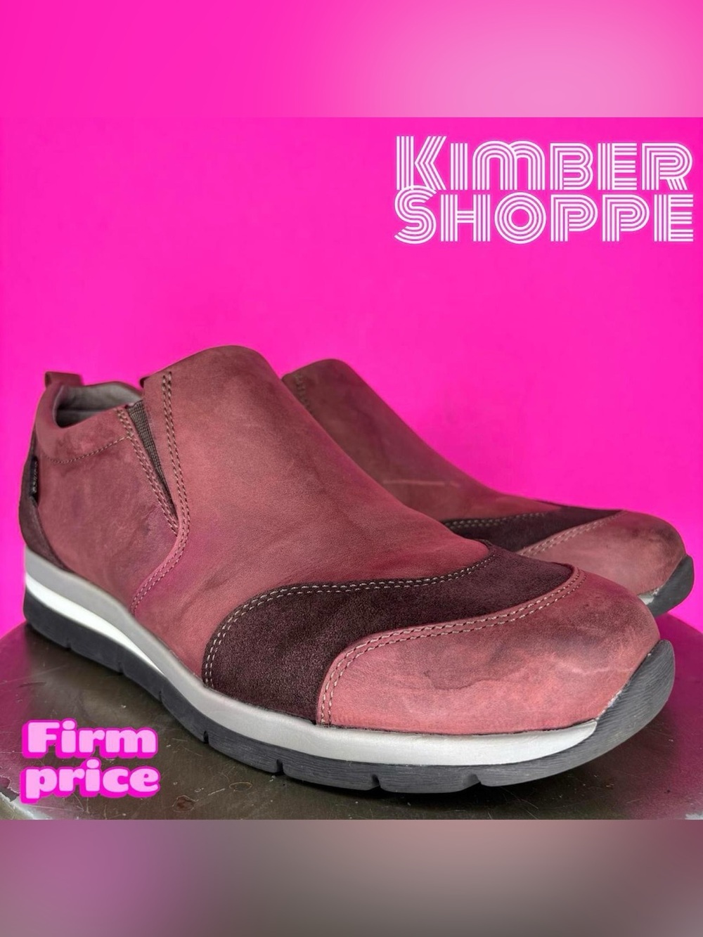Bionica Talma Red Leather Slip-On Sneaker US 9.5